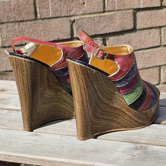 Sergio Zelcer leather platform edges - Picture 4 of 7